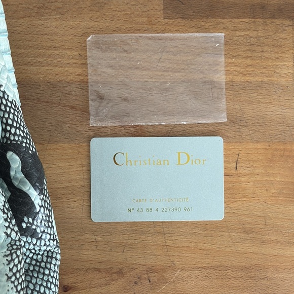 CHRISTIAN DIOR Python + Metal Shoulder Bag - Picture 3 of 12